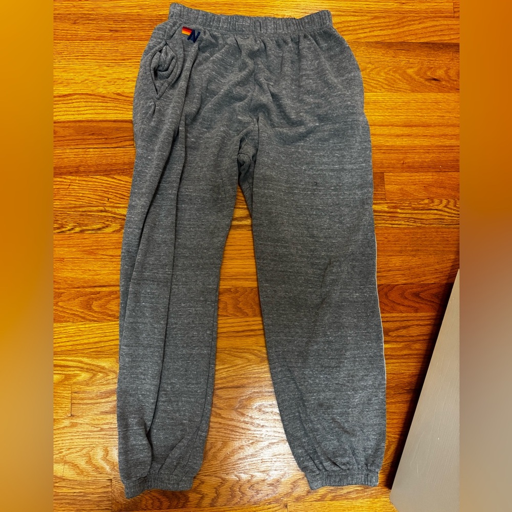 Grey Aviator Nation Sweatpants